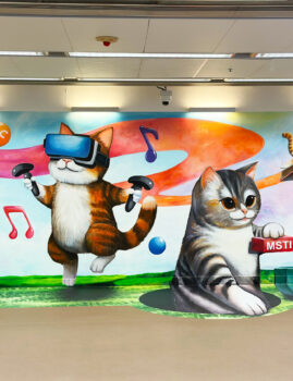 3D Cat Mural (Part 2)