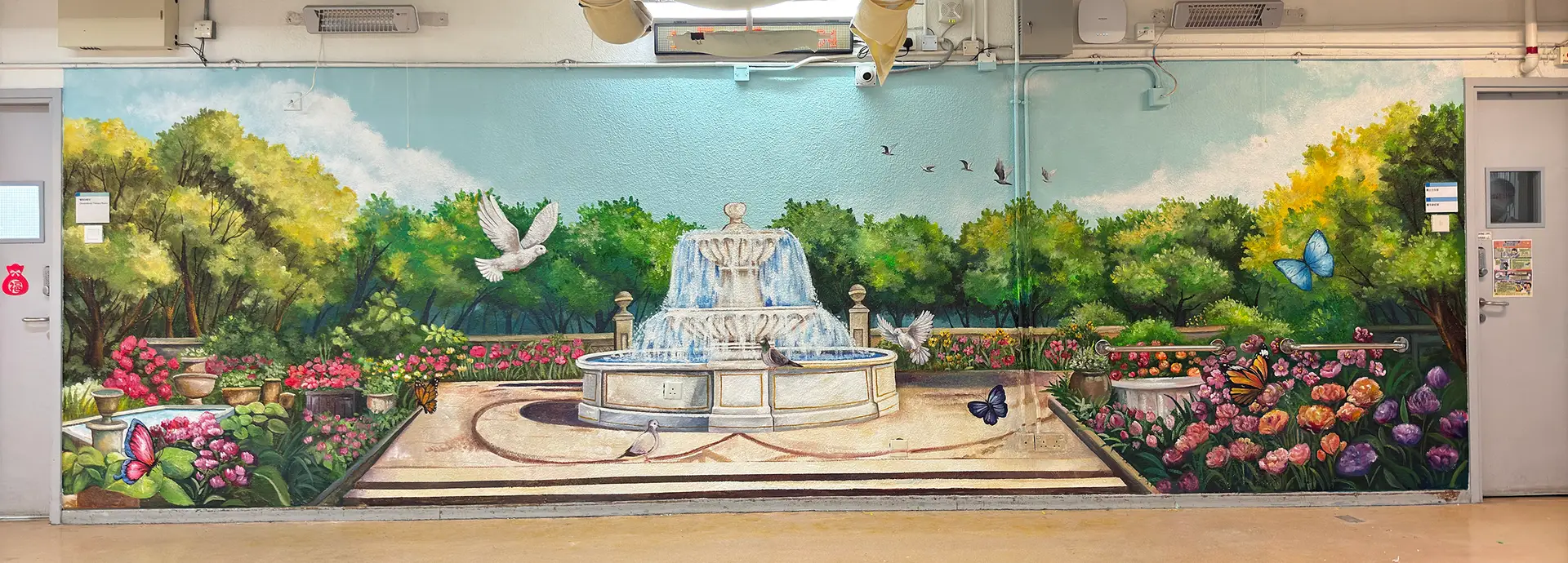 攜手繪耆趣｜東華三院包兆龍護理安老院壁畫工作坊