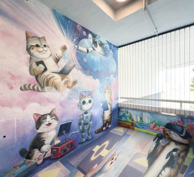 3D Cat Mural (Part 3)