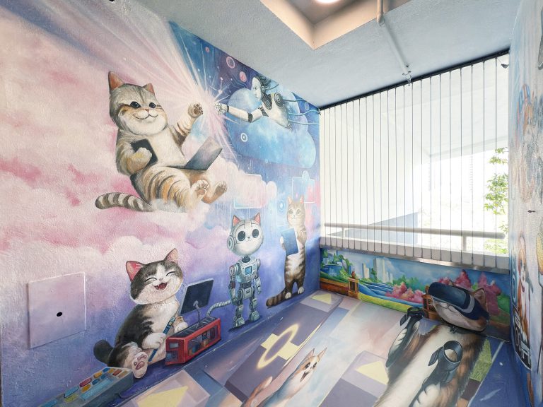 3D Cat Mural (Part 3)