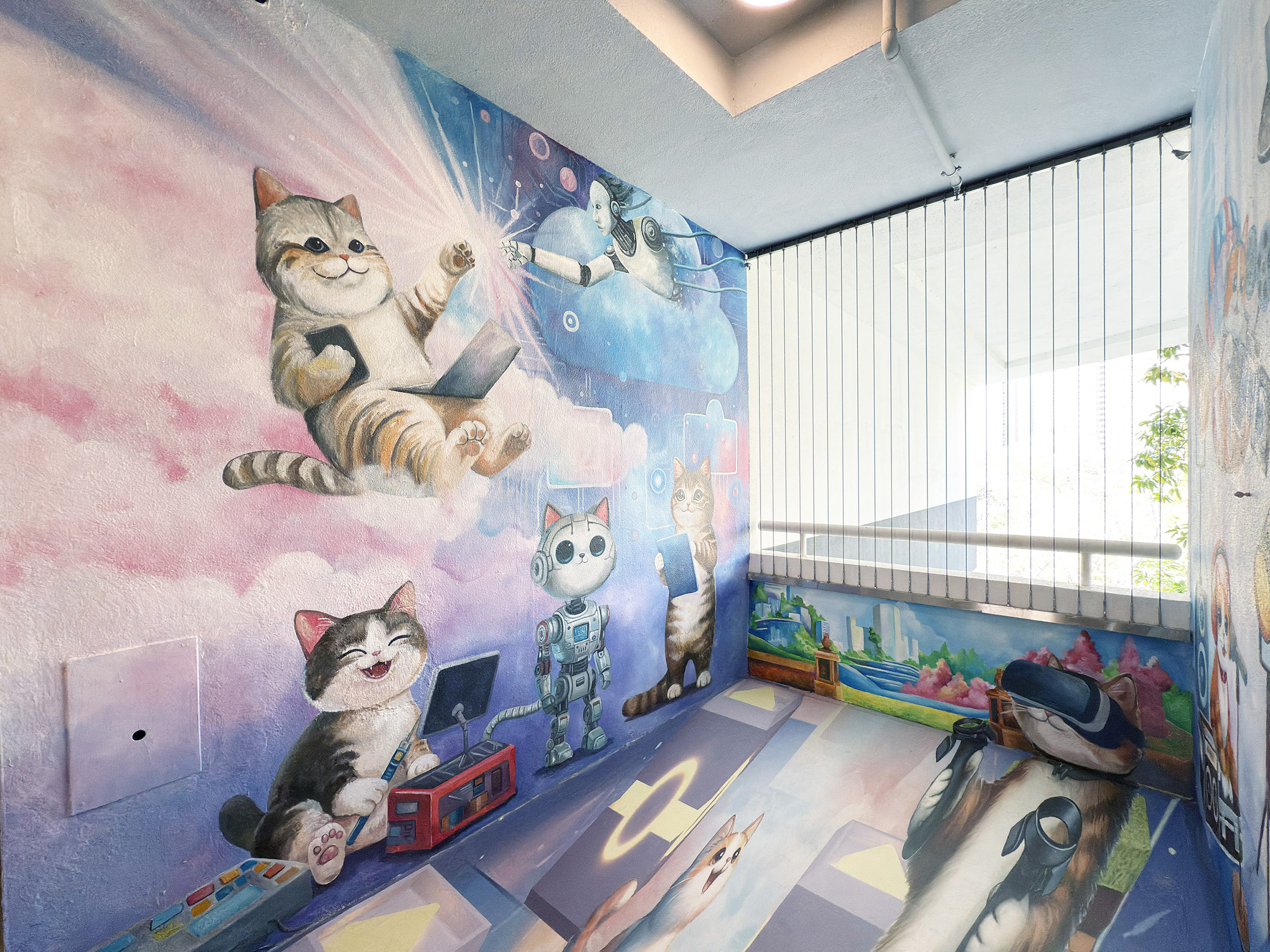 3D Cat Mural (Part 3)